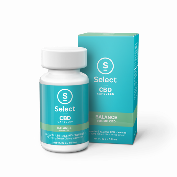 Select Hemp Balance Capsules 1000mg