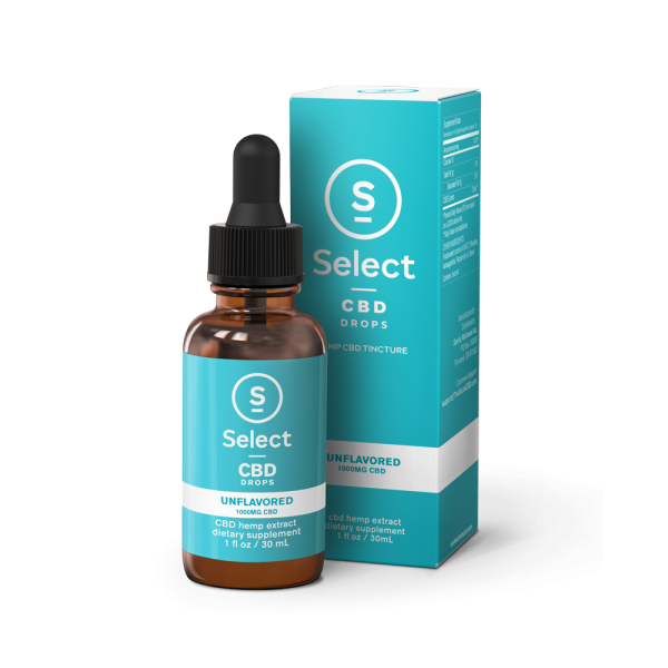 Select Hemp Unflavored Tincture 1000mg