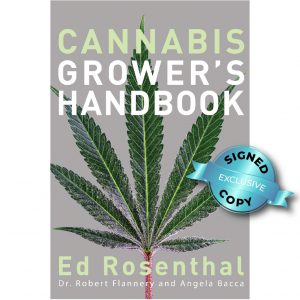 Cannabis Growers Handbook Ed Rosenthal Book Cover Signed