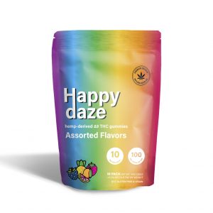 Happy Daze D9 Gummy Product Image Rainbow 10