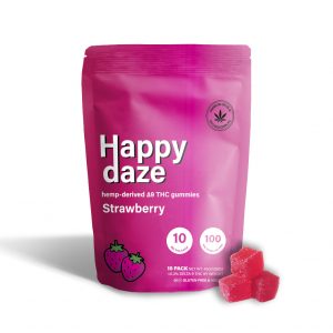 Happy Daze D9 Gummy Product Image Strawberry