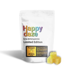 Happy Daze D9 CBD 1.1 Gummy Pineapple 2