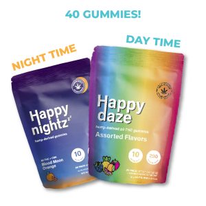 40ct Day Night Gummy Bundle Happy Daze