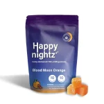 Delta-9 THC 200mg Blood Moon Orange Night Time Gummies with CBN 10 count